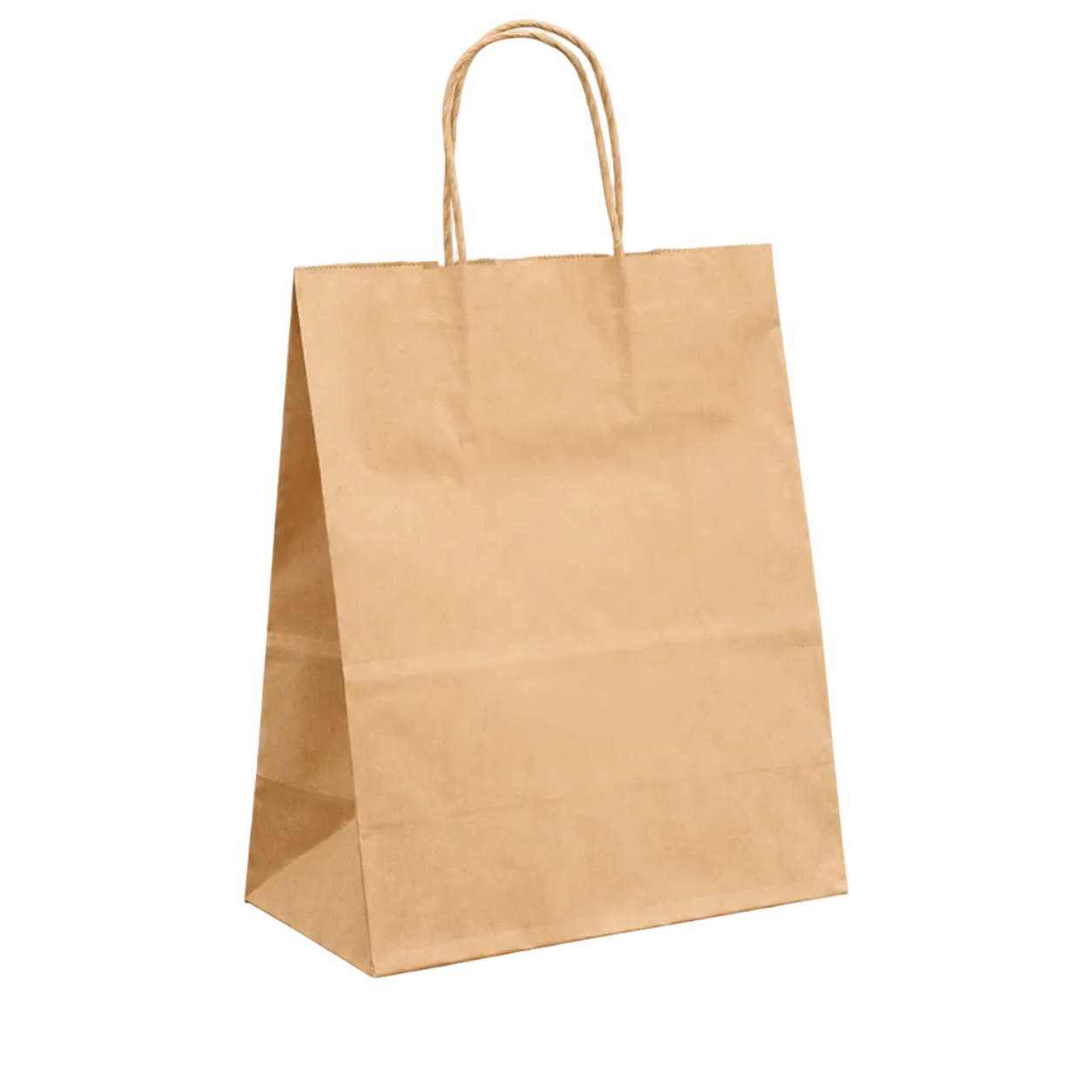 BOLSA KRAFT 22X10X32 MANILLA TORCIDA