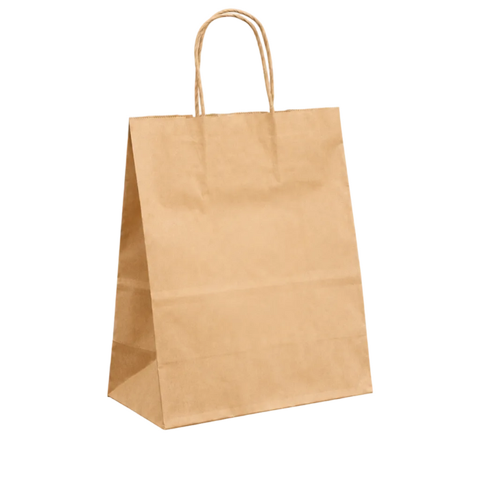 BOLSA KRAFT 22X10X32 MANILLA TORCIDA - 14060608