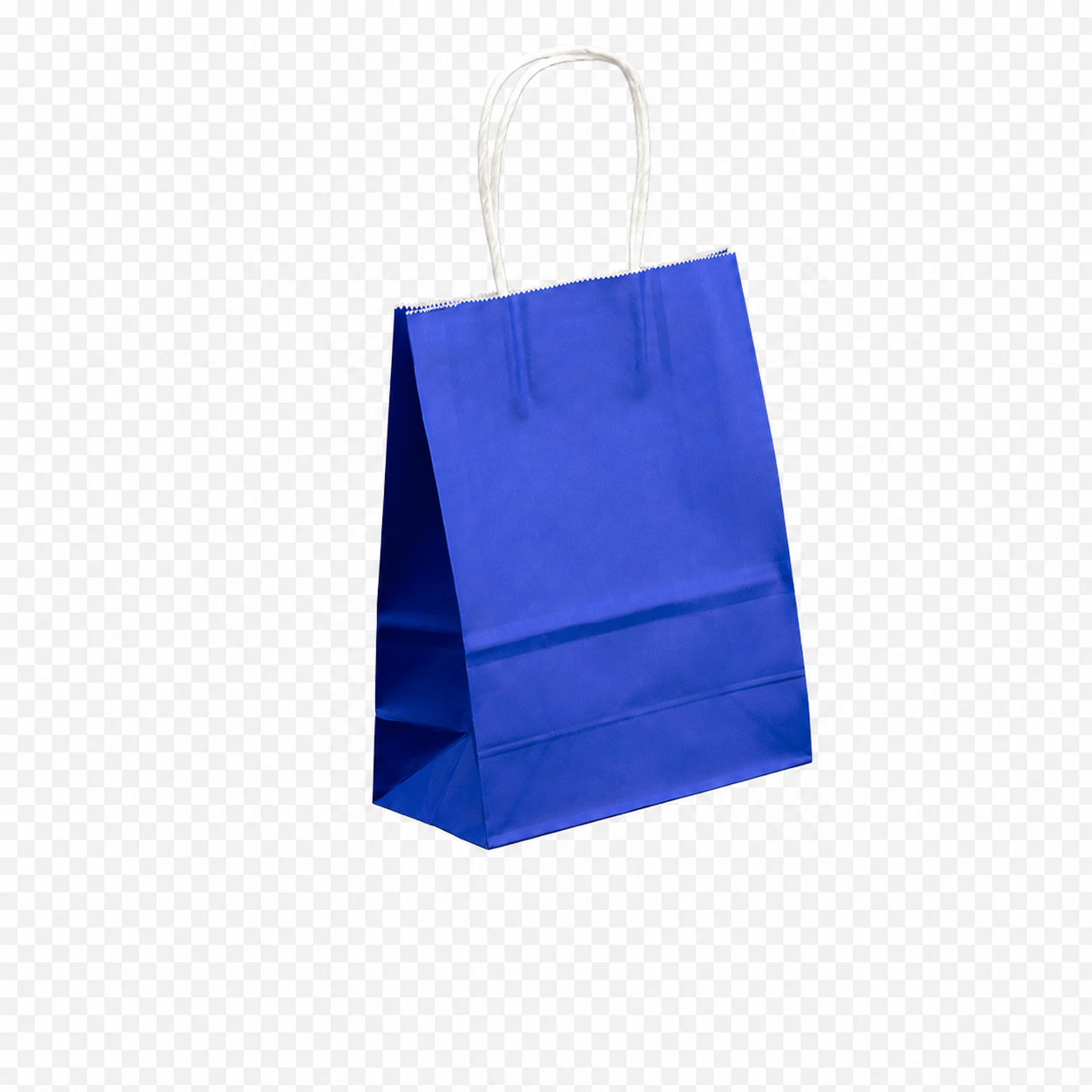 BOLSA KRAFT AZUL 16X21X8