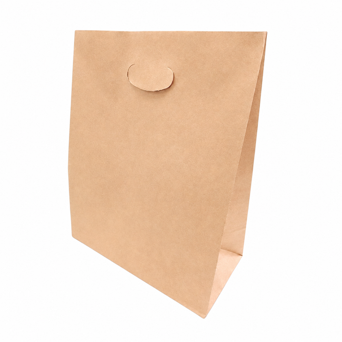 BOLSA KRAFT 27X14,5X35 MANILLA RIÑON (M)