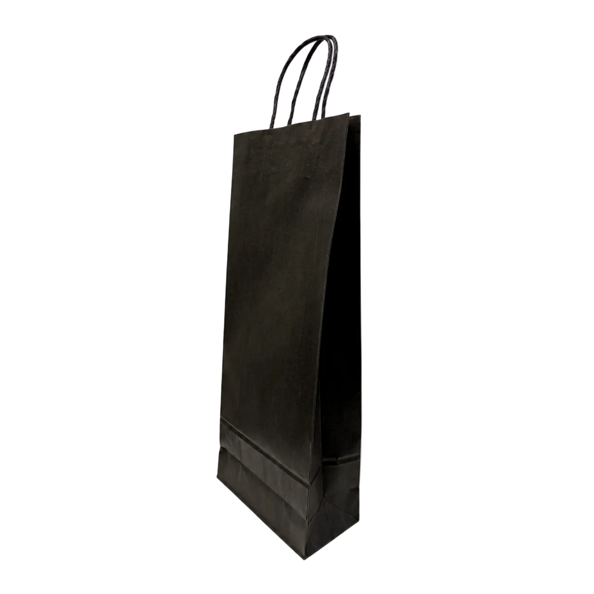 BOLSA MANILLA NEGRA PARA VINO 15X8X39,5