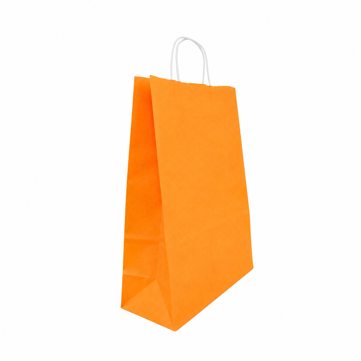 BOLSA KRAFT NARANJA 22X10X32 200UN/CAJA