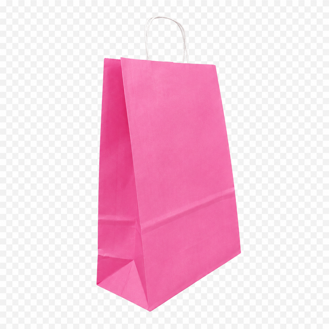 BOLSA KRAFT FUCSIA 22X10X32
