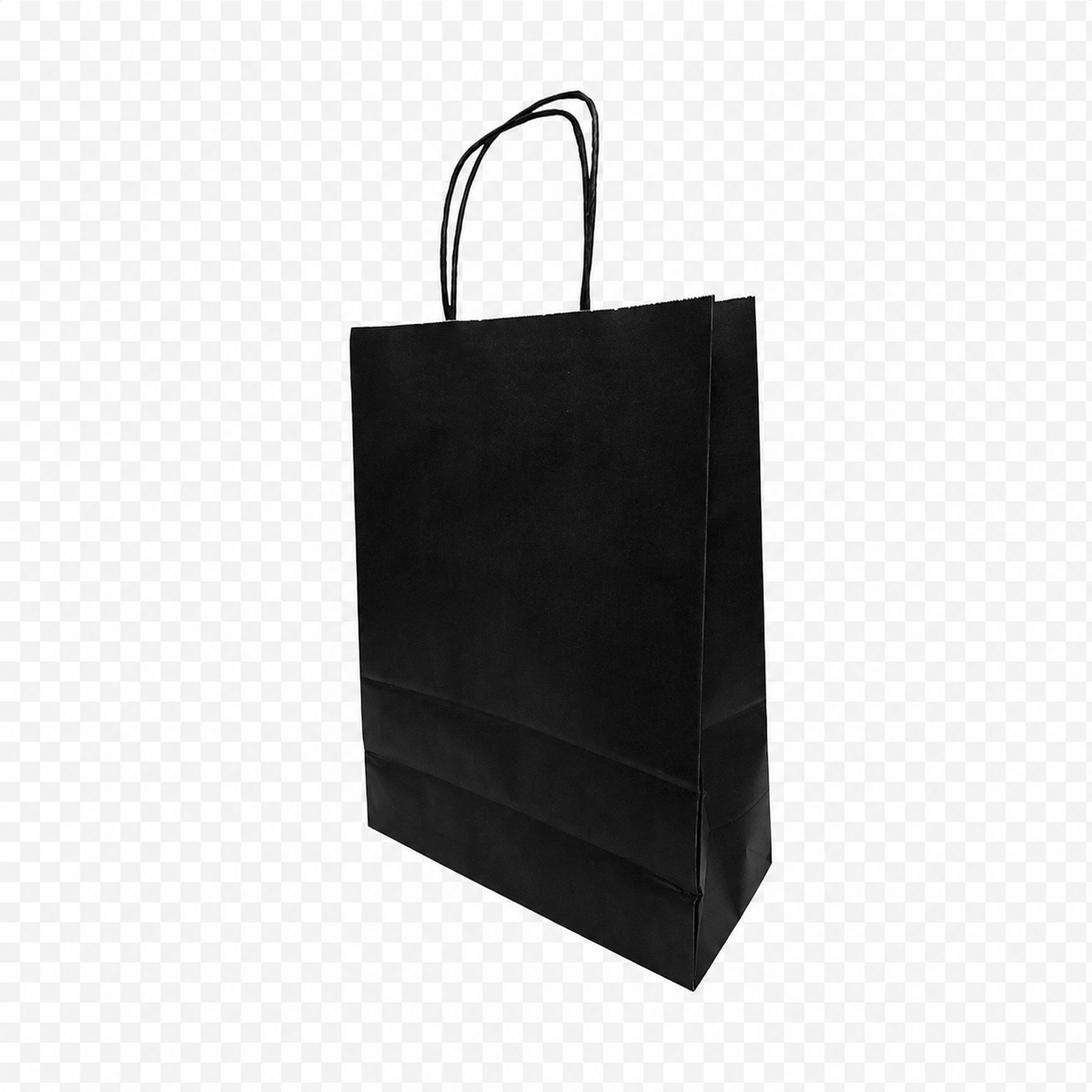 BOLSA MANILLA NEGRA 22X10X32