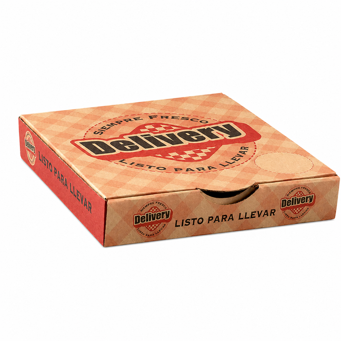 CAJA PIZZA CHICA DELIVERY 50UN/PAQ
