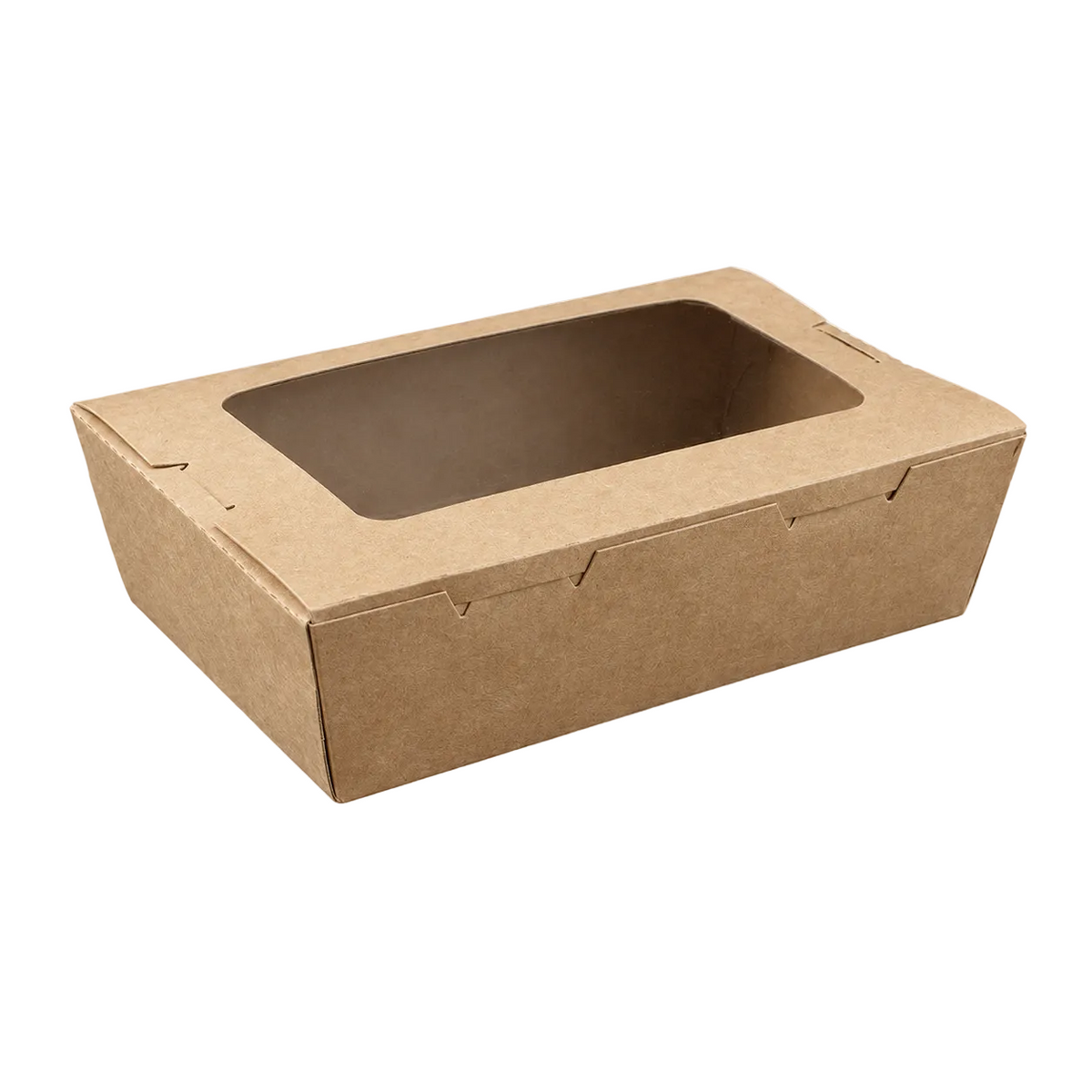 CAJA KRAFT C/VENTANA 1600 ML