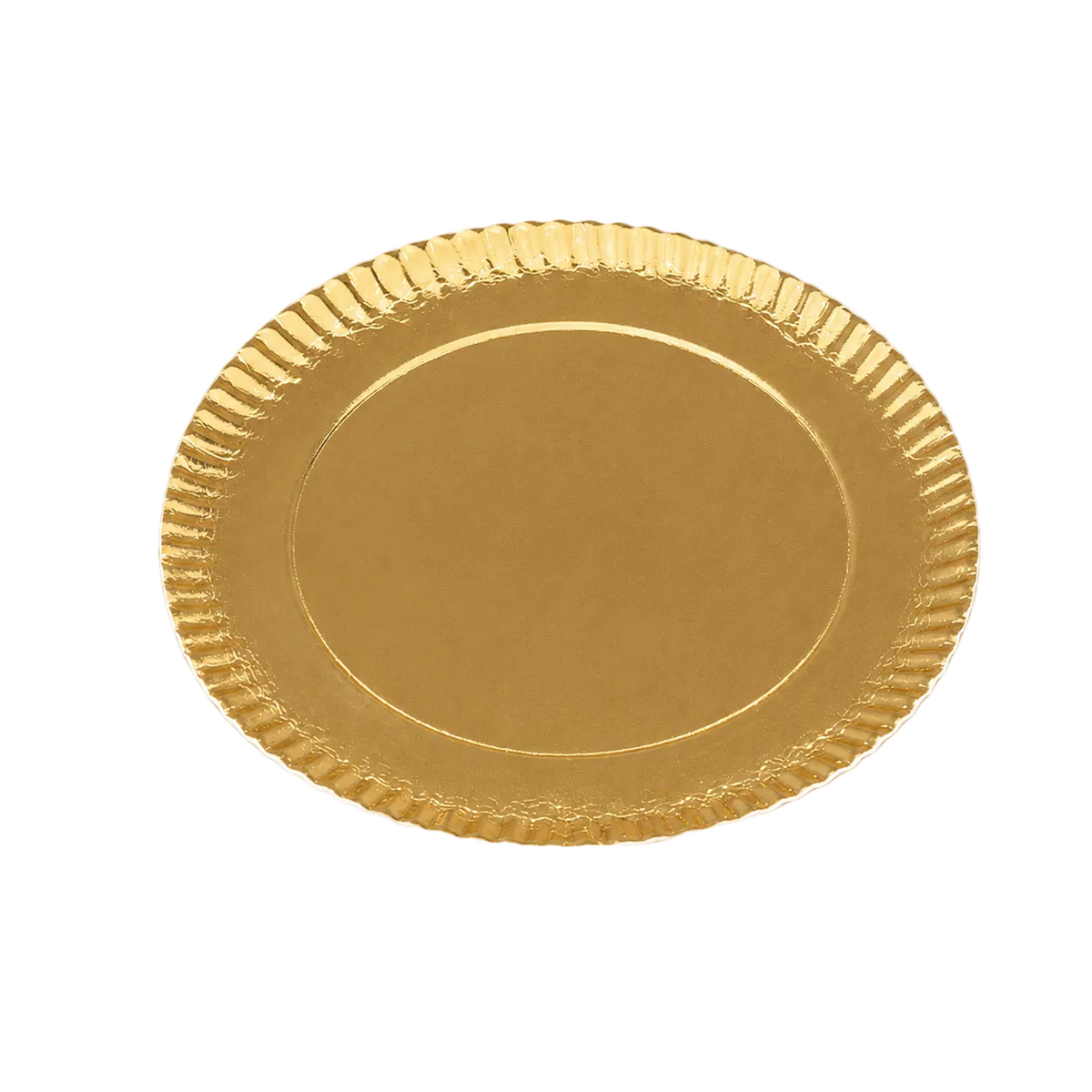 DISCOS ORO BORDE LISO 22,5 CM