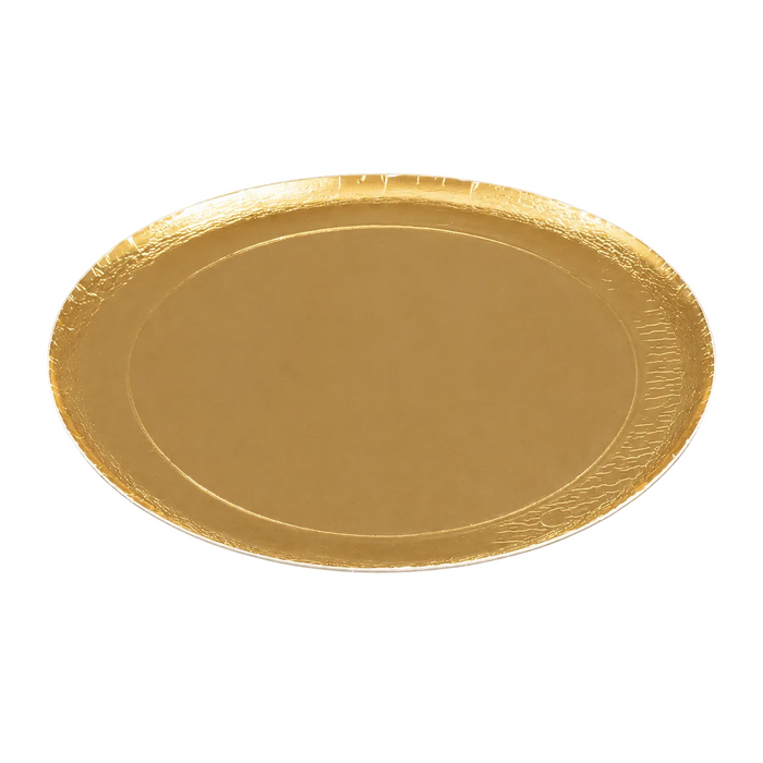 DISCOS ORO BORDE LISO 26 CM - 21010101