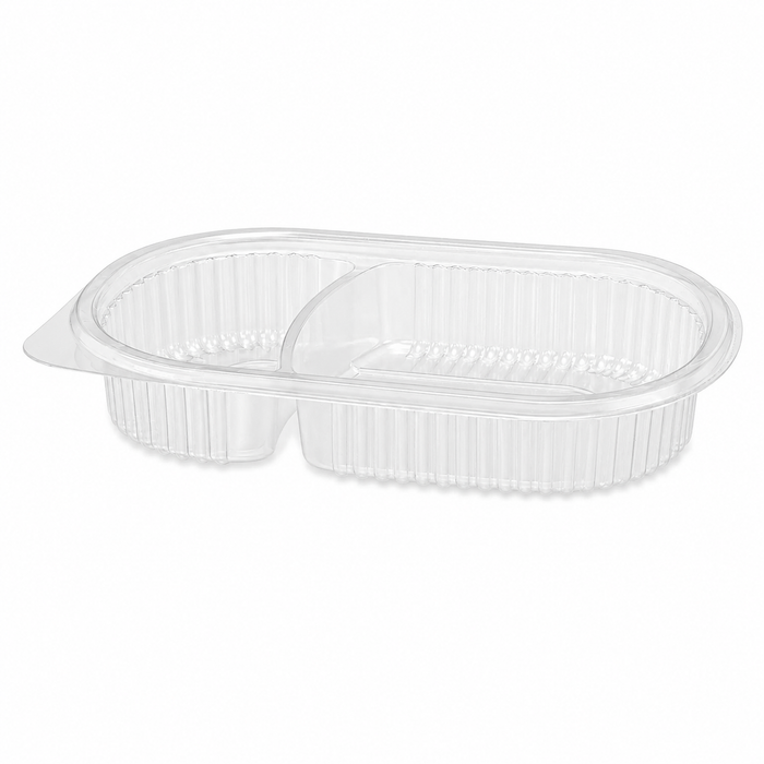 BANDEJA 180 TRANSPARENTE C/DIVISION 300UN/CAJA