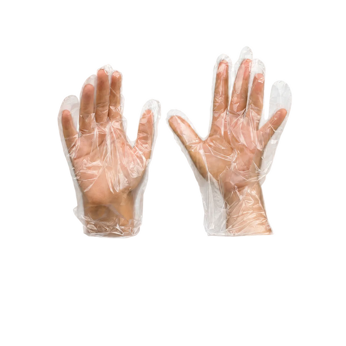 GUANTE POLIETILENO TRANSPARENTE 100 U/BO - 27040413