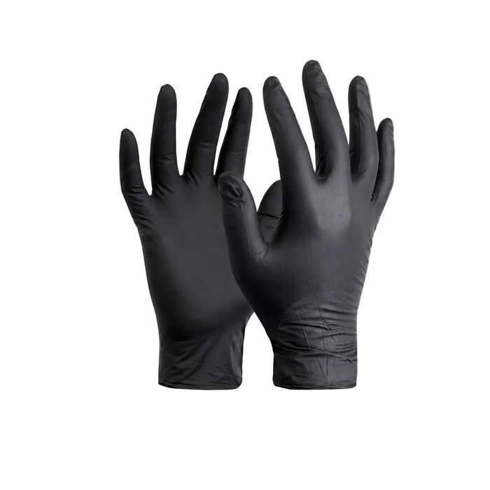 GUANTES NITRILO NEGRO TALLA M - 27040417