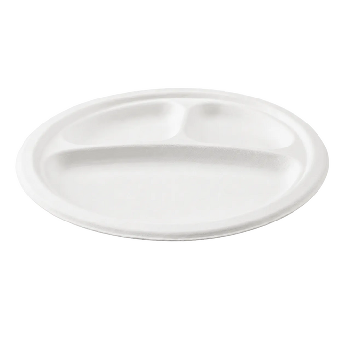 PLATO BIODEGRADABLE 9´´3DIV 23CM - 29010105
