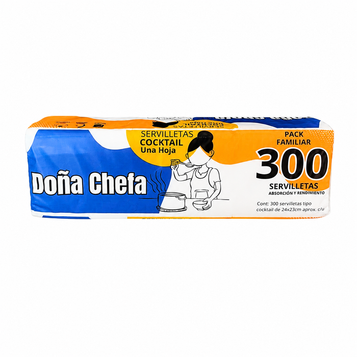 CAJA SERVILLETA COCTEL DOÑA CHEFA