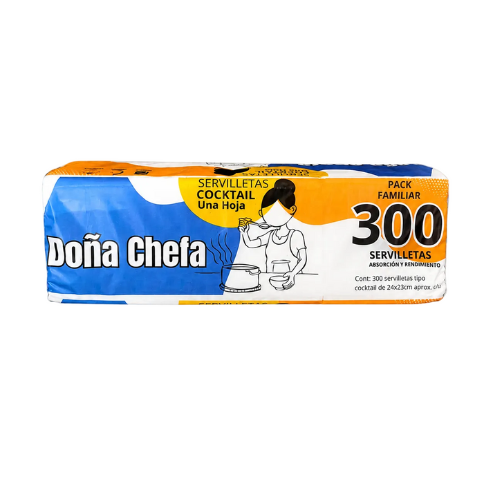 PAQ.SERVILLETA COCTEL DOÑA CHEFA - 40040416