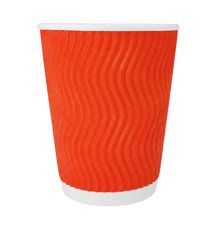 VASO RIPPLE ROJO 08 OZ - 41070722