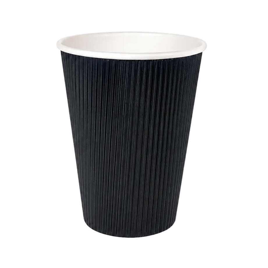 VASO RIPPLE NEGRO 08OZ